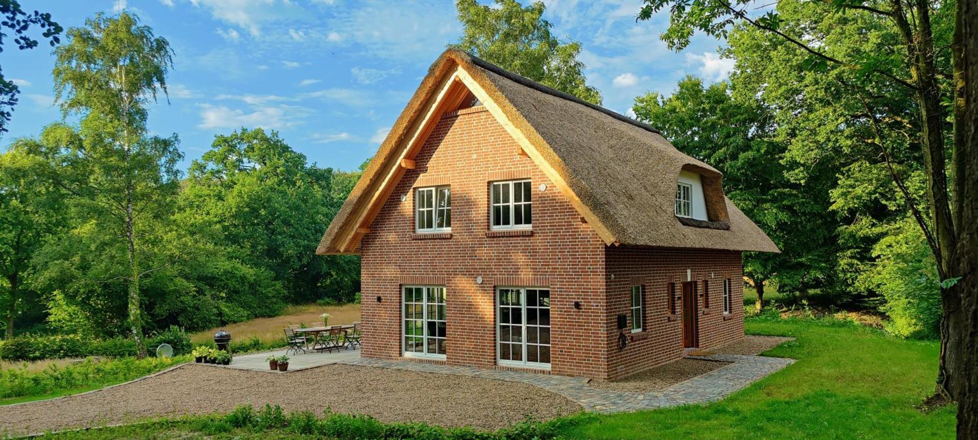 Reetdachhaus In Der Bremer Schweiz Eksteriør billede