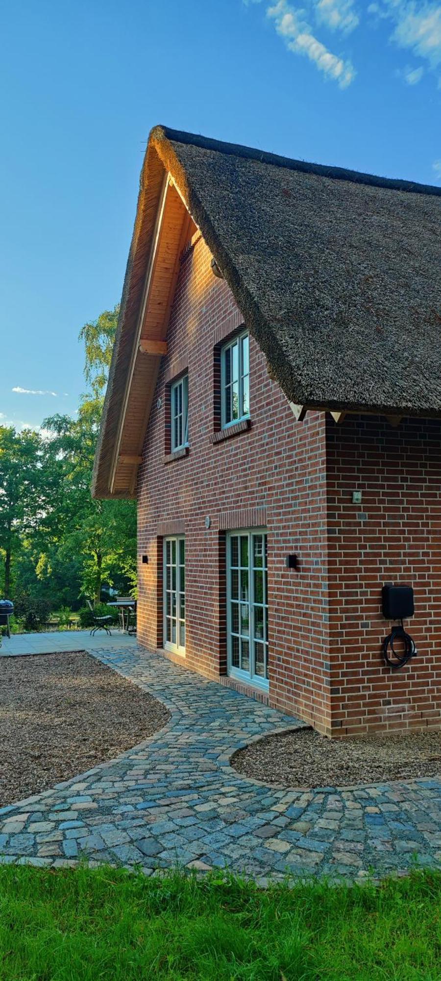 Reetdachhaus In Der Bremer Schweiz Eksteriør billede